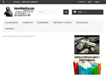Tablet Screenshot of bazardelpolicia.com